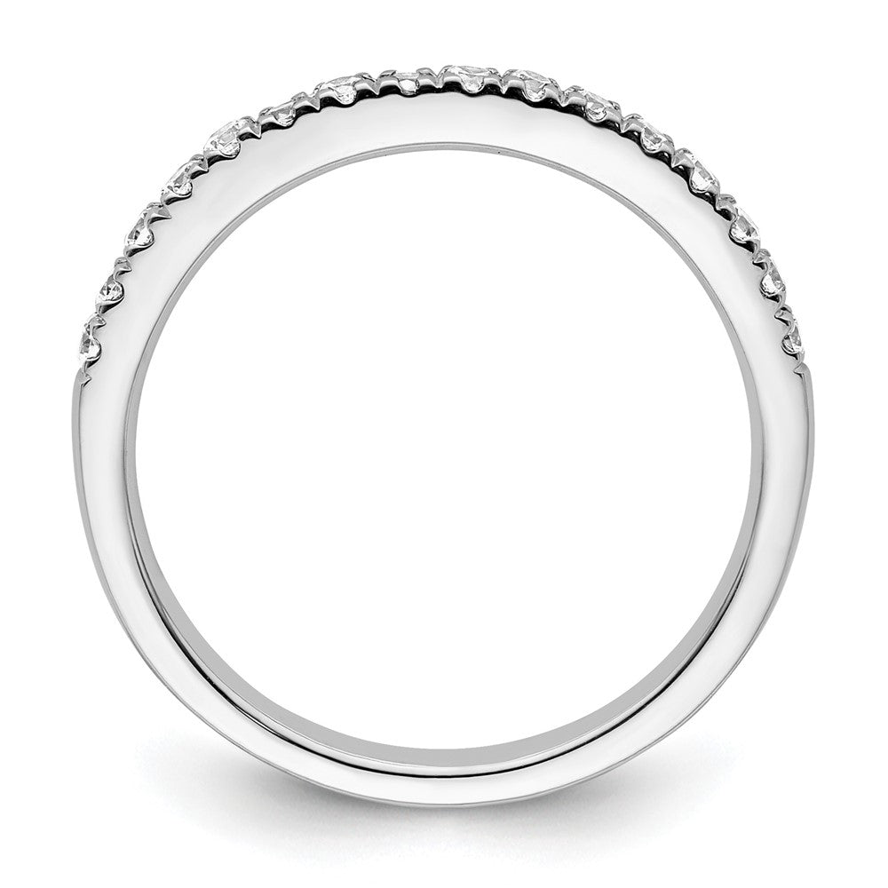 14K Weißgold Diamant Ehering G I, Si1 2