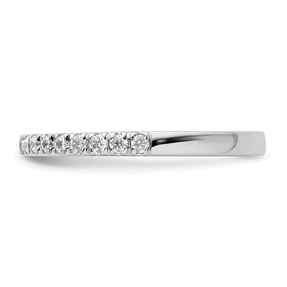 14K Weißgold Diamant Ehering G I, Si1 2