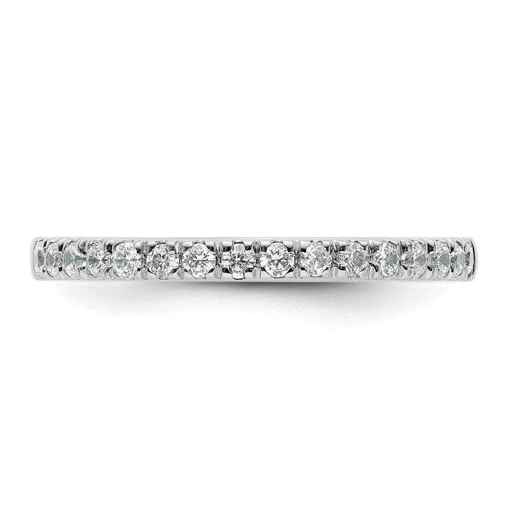 14K Weißgold Diamant Ehering G I, Si1 2
