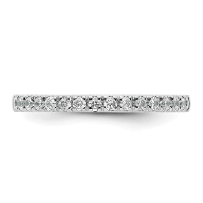 14K Weißgold Diamant Ehering G I, Si1 2