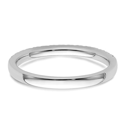 14K Weißgold Diamant Ehering G I, Si1 2