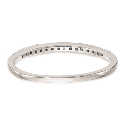 14K Weißgold Verlobungsring mit runden natürlichen Diamanten