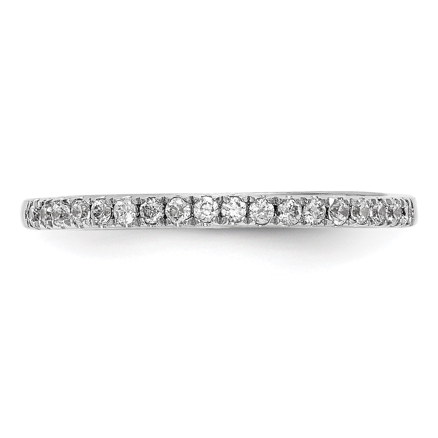 14K Weißgold Ehering mit natürlichen Diamanten
