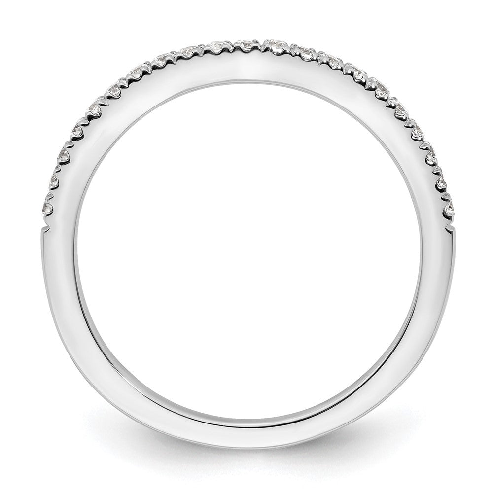14K Weißgold Diamant Wed Ring, Vs Qualität
