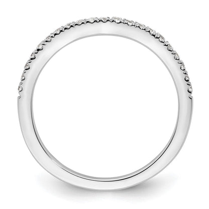 14K Weißgold Diamant Wed Ring, Vs Qualität