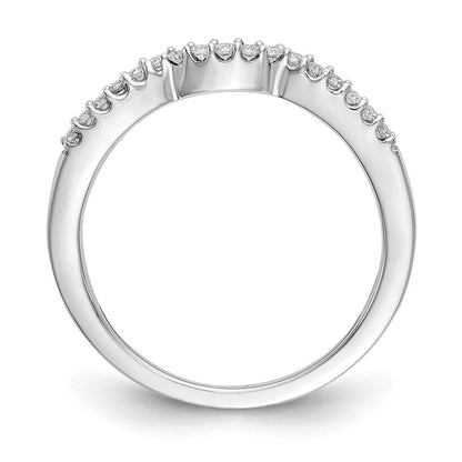 Ehering aus 14K Weißgold mit natürlichen Diamanten
