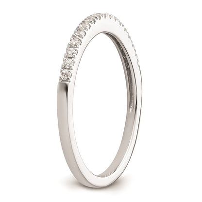 14K Weißgold Ehering mit natürlichen Diamanten