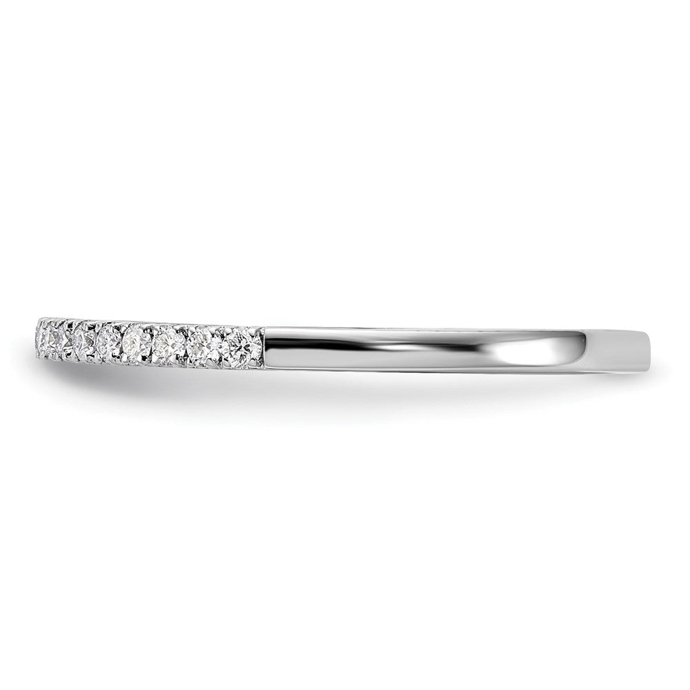 14K Weißgold Ehering mit 0,2 ct. laborgezüchteten Diamanten VS/SI+ G+