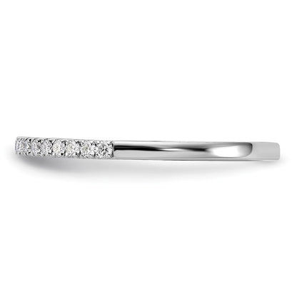 14K Weißgold Ehering mit 0,2 ct. laborgezüchteten Diamanten VS/SI+ G+