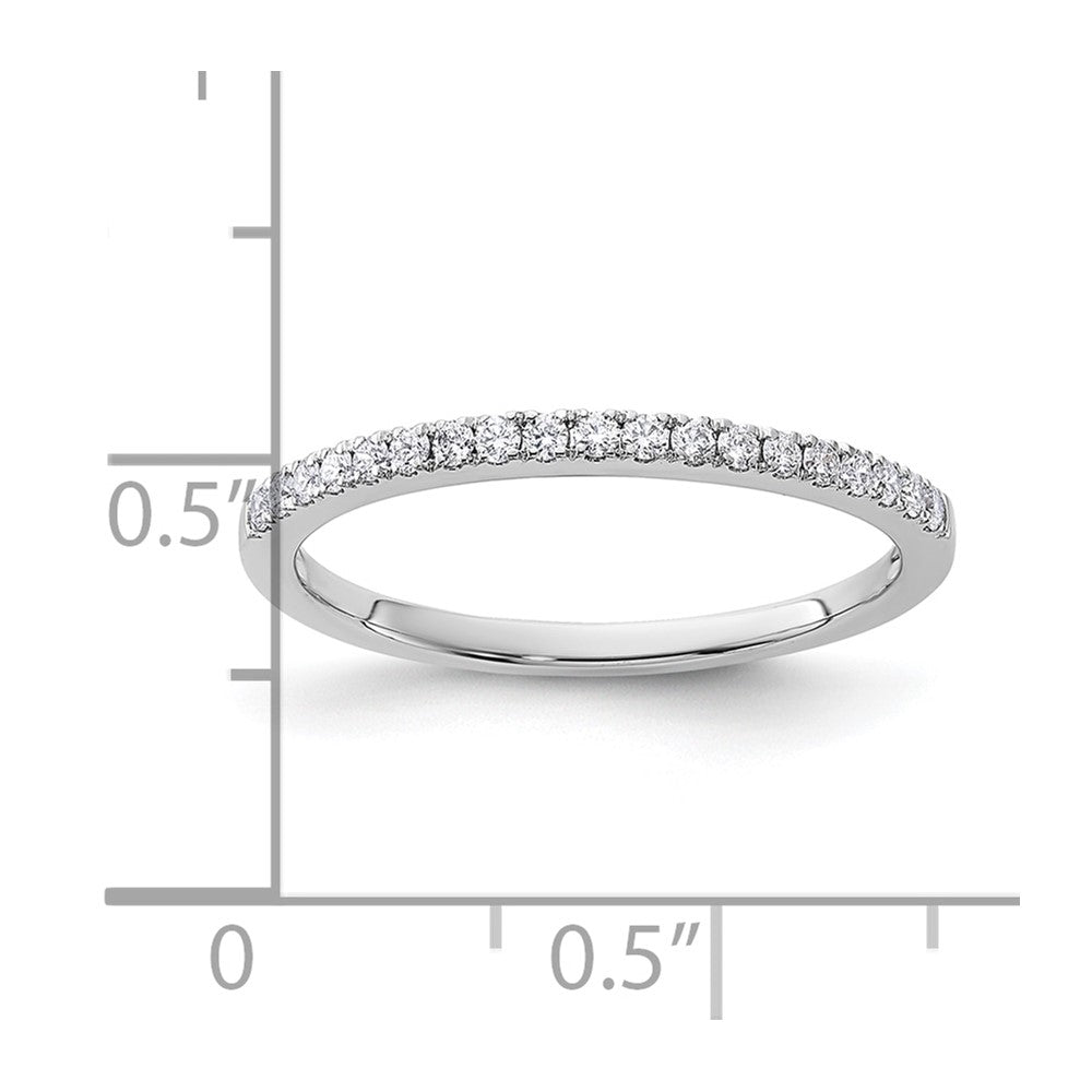 14K Weißgold Ehering mit 0,2 ct. laborgezüchteten Diamanten VS/SI+ G+