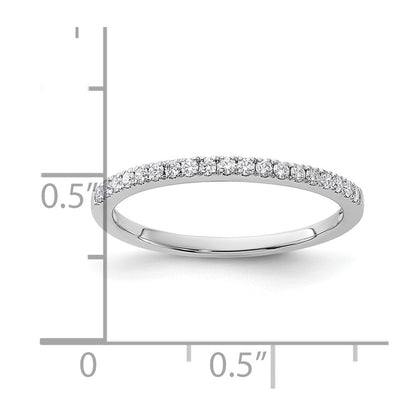 14K Weißgold Ehering mit 0,2 ct. laborgezüchteten Diamanten VS/SI+ G+