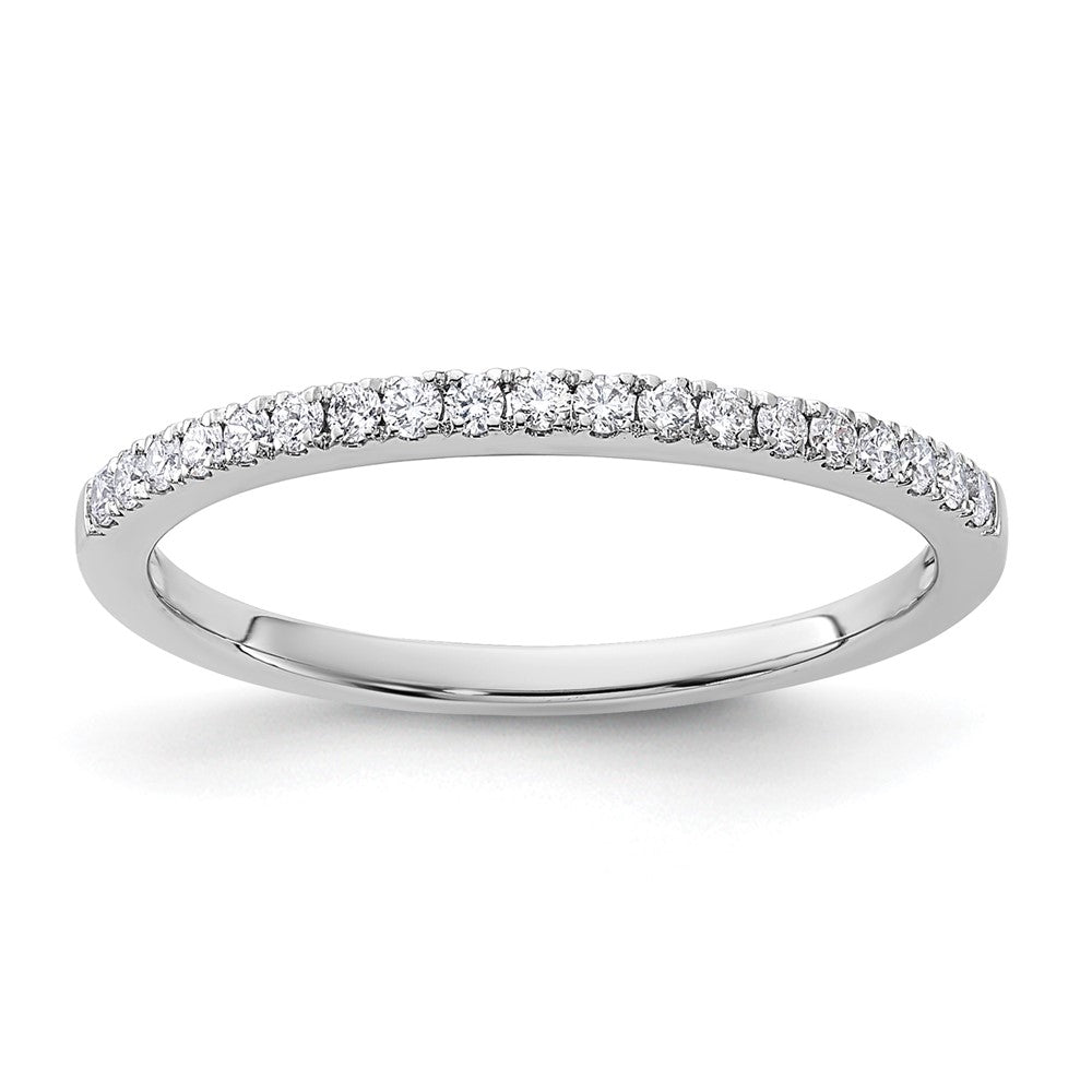 14K Weißgold Ehering mit 0,2 ct. laborgezüchteten Diamanten VS/SI+ G+