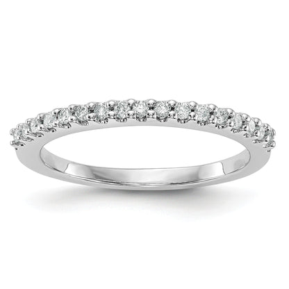 14K Weißgold Ehering mit natürlichen Diamanten