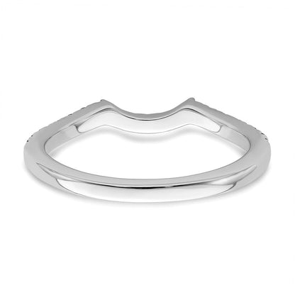 14K Weißgold True Origin 1/4 Karat Im Labor Gezüchtet Diamant Vs/si D E F Ehering