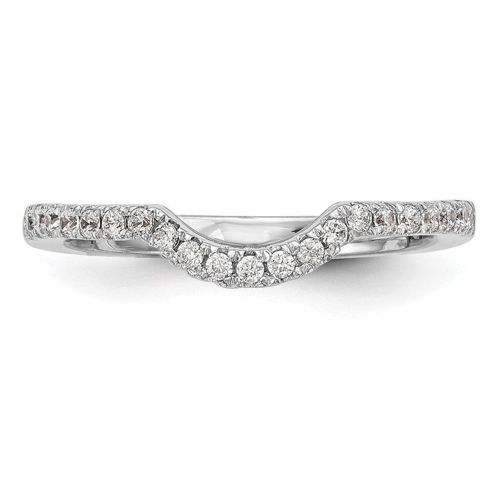 14K Weißgold Ehering mit 0,25 ct. laborgezüchteten Diamanten, VS/SI+ G+