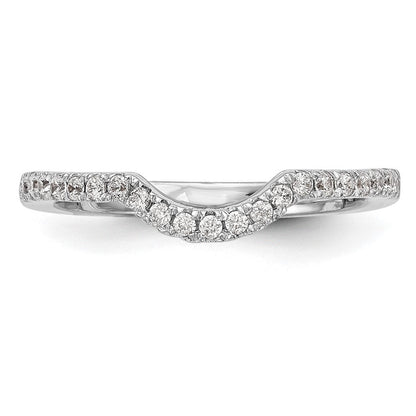 14K Weißgold Ehering mit 0,25 ct. laborgezüchteten Diamanten, VS/SI+ G+