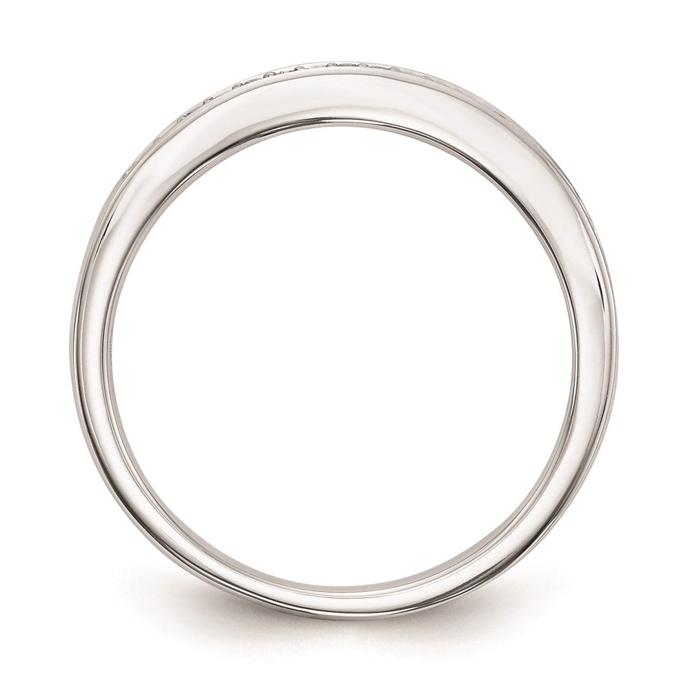 14K Weißgold Set aus 2 Eheringen mit natürlichen Diamanten