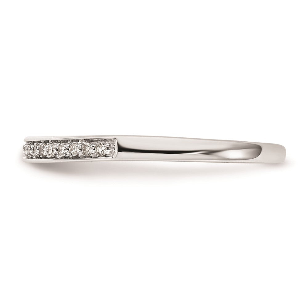 14K Weißgold Set aus 2 Eheringen mit natürlichen Diamanten