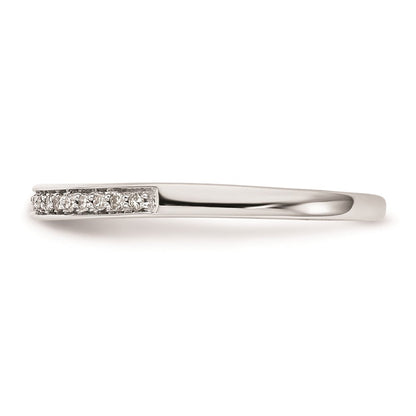 14K Weißgold Set aus 2 Eheringen mit natürlichen Diamanten