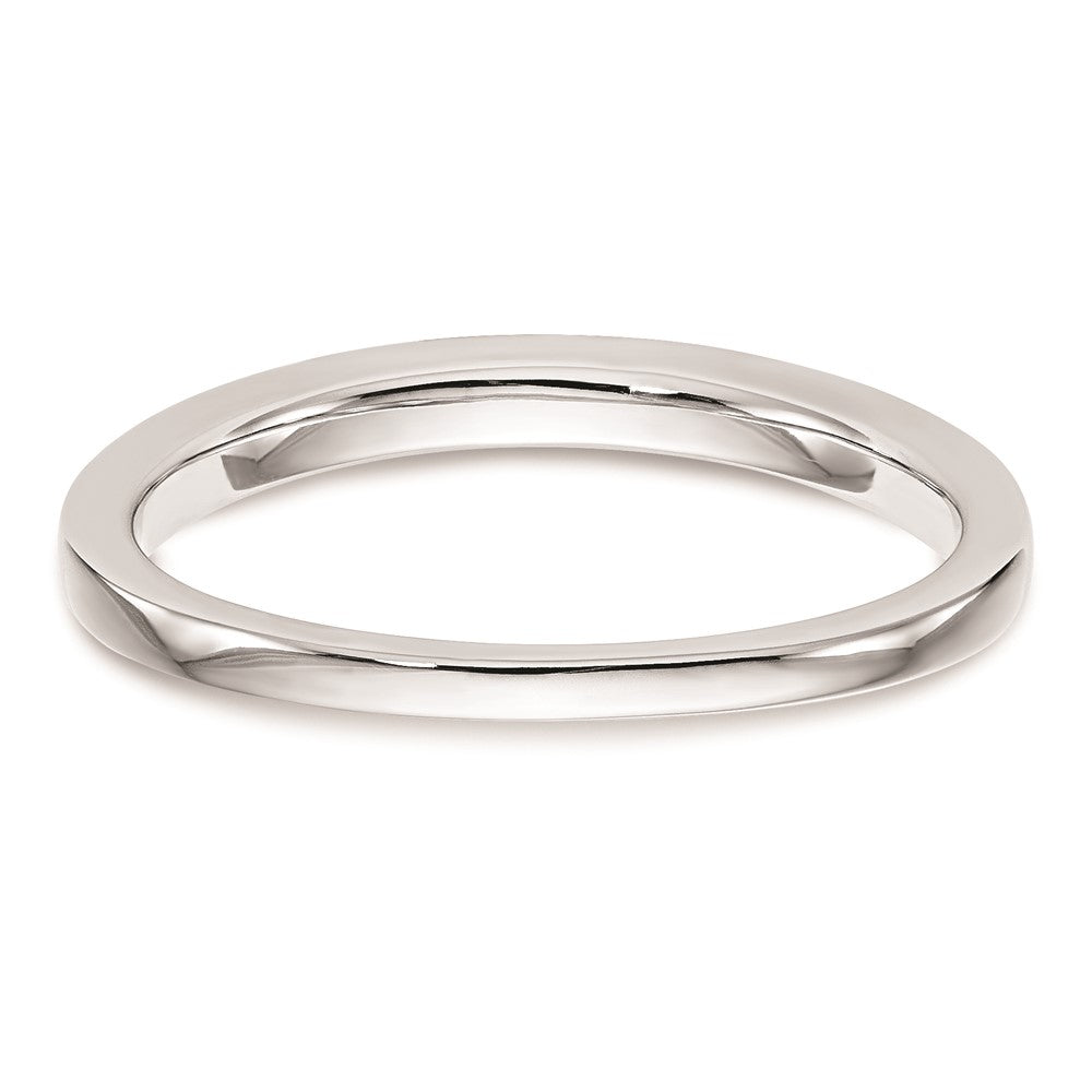 14K Weißgold Set aus 2 Eheringen mit natürlichen Diamanten