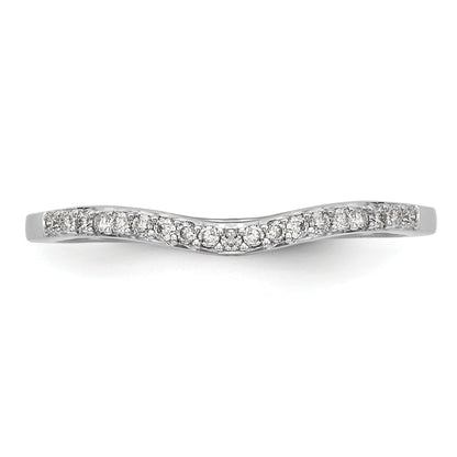 14K Weißgold Komplett-Ehering mit 0,1 ct. laborgezüchtetem Diamant VS/SI+ G+