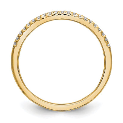 14K Gelbgold Diamant Ehering