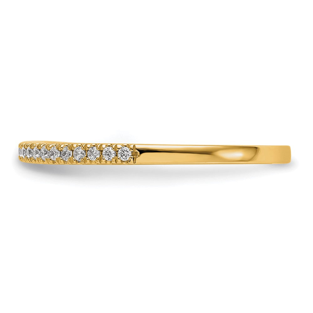 14K Gelbgold Diamant Ehering