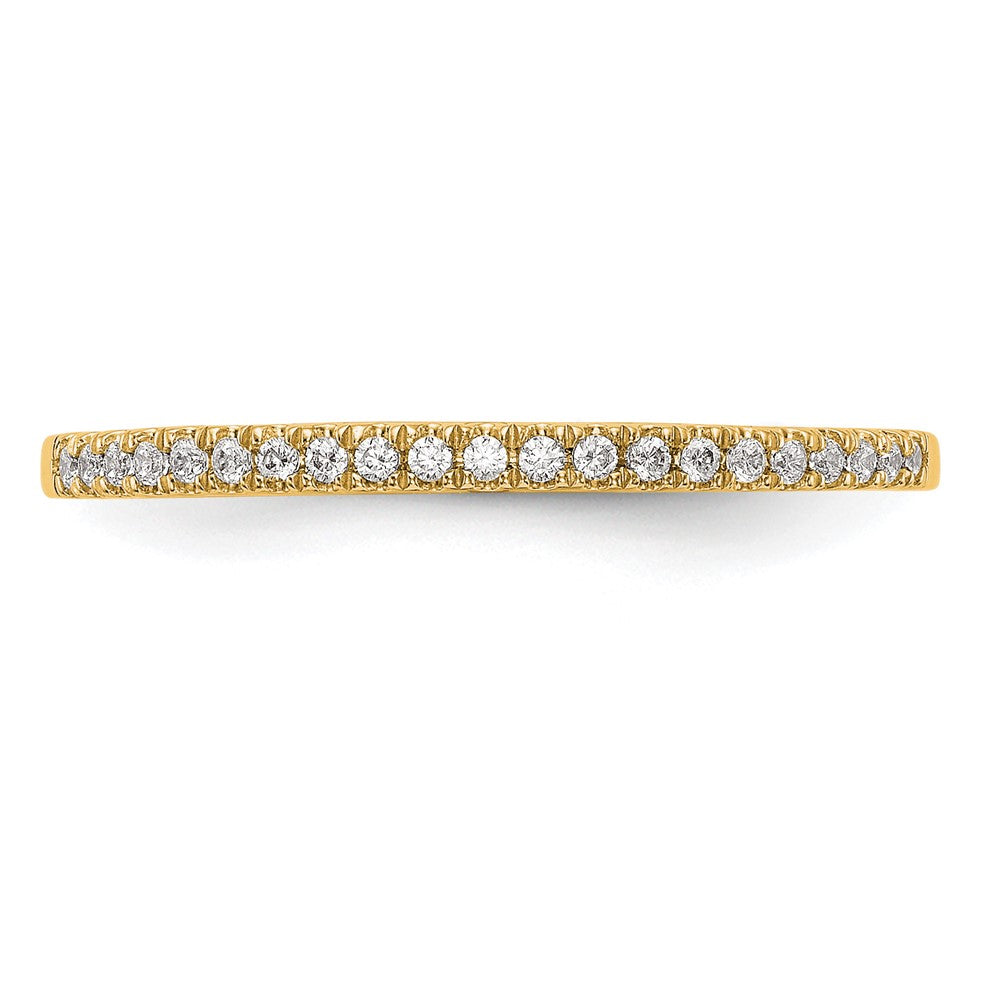 14K Gelbgold Diamant Ehering