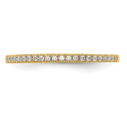 14K Gelbgold Diamant Ehering