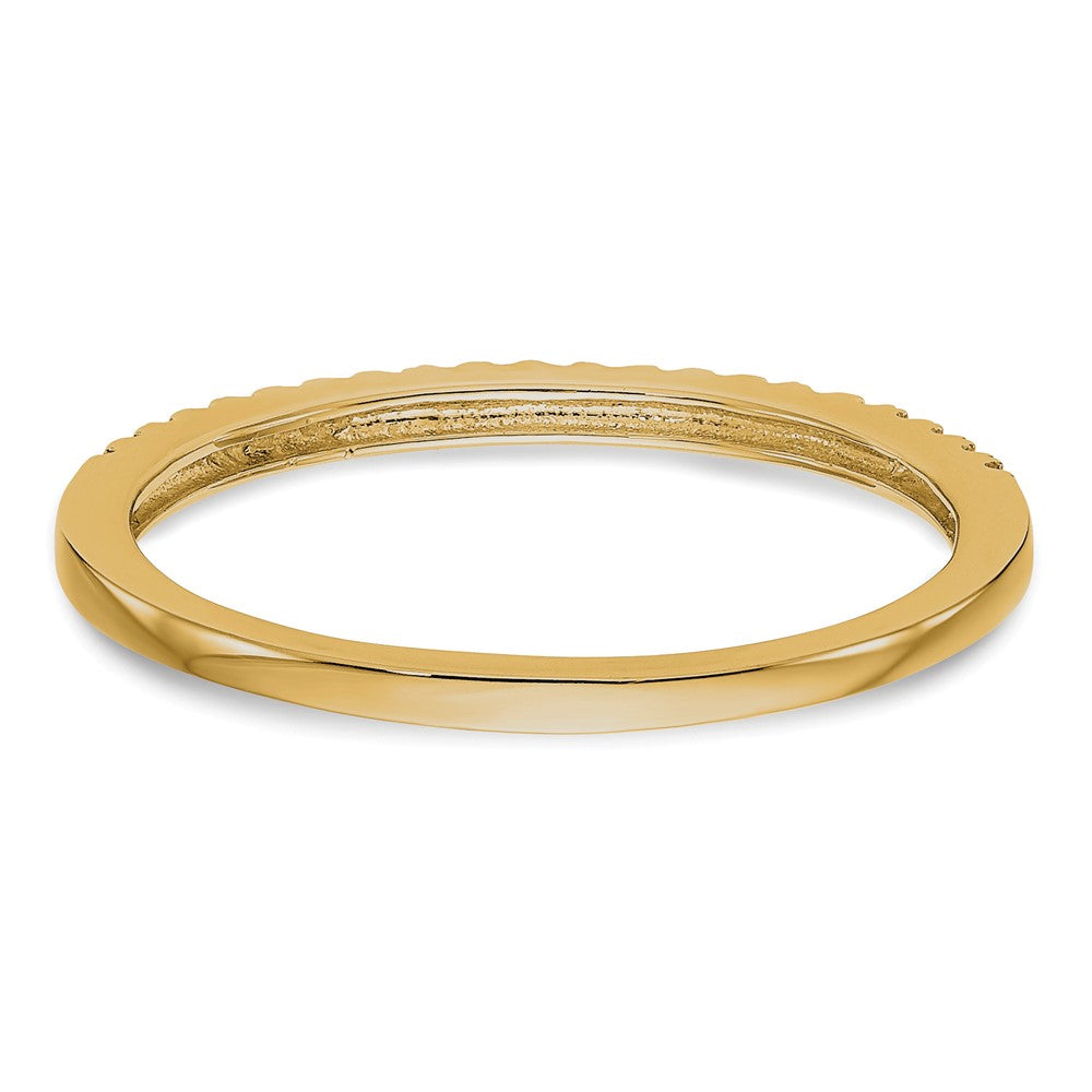 14K Gelbgold Diamant Ehering