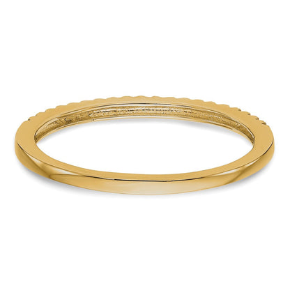 14K Gelbgold Diamant Ehering