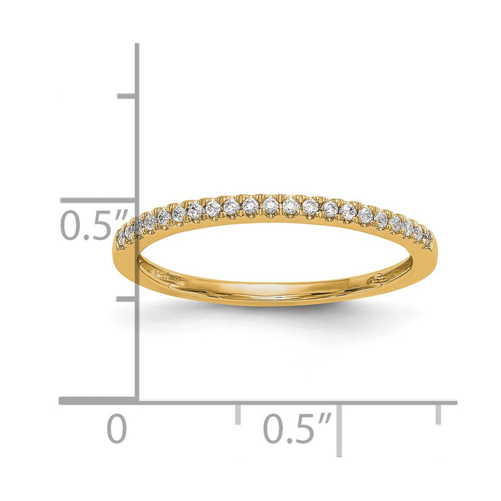 14K Gelbgold Diamant Ehering