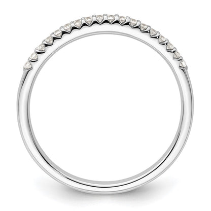 Ehering aus 14K Weißgold mit natürlichen Diamanten