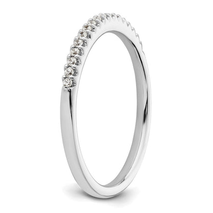 Ehering aus 14K Weißgold mit natürlichen Diamanten