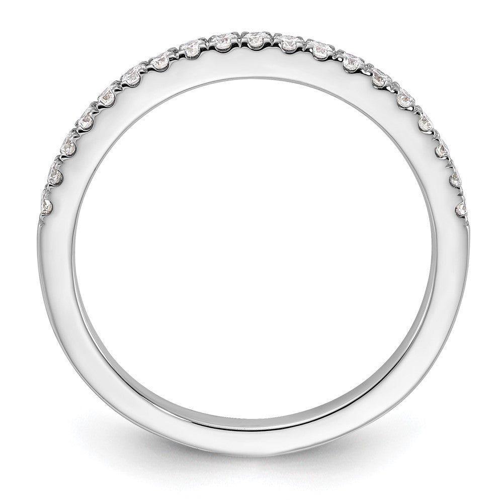 14K Weißgold Eherings-Ring mit 0,2 ct. laborgezüchteten Diamanten, VS/SI+ G+