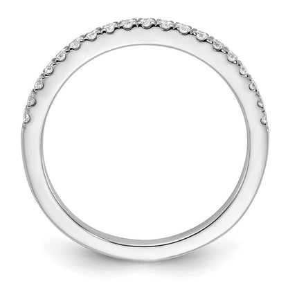14K Weißgold Eherings-Ring mit 0,2 ct. laborgezüchteten Diamanten, VS/SI+ G+