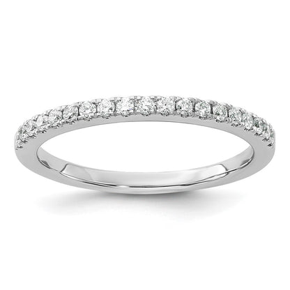 14K Weißgold Eherings-Ring mit 0,2 ct. laborgezüchteten Diamanten, VS/SI+ G+