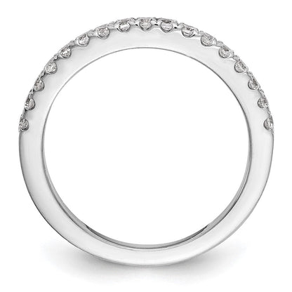 14K Weißgold Damen-Trauring mit natürlichen Diamanten, 0,34 ct Gesamtgewicht