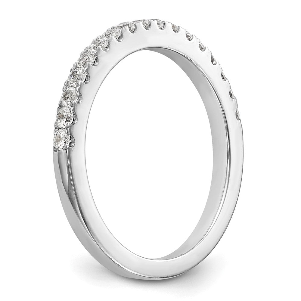 14K Weißgold Damen-Trauring mit natürlichen Diamanten, 0,34 ct Gesamtgewicht