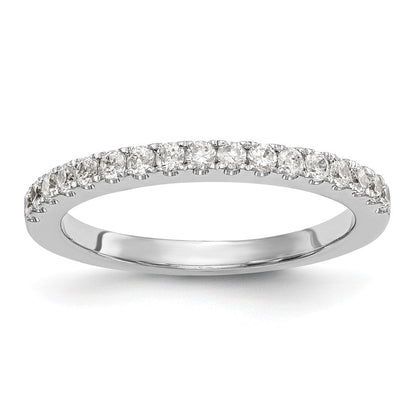 14K Weißgold Damen-Trauring mit natürlichen Diamanten, 0,34 ct Gesamtgewicht