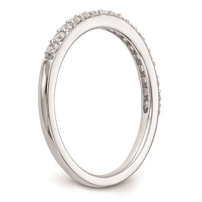 14K Weißgold Ehering mit natürlichen Diamanten