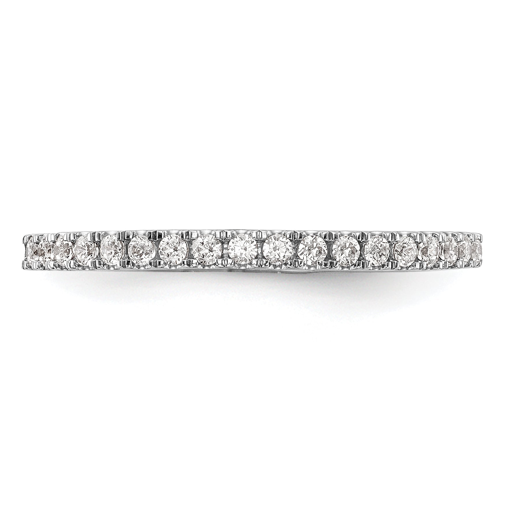 14K Weißgold Ehering mit 0,2 ct. laborgezüchteten Diamanten, VS/SI+ G+