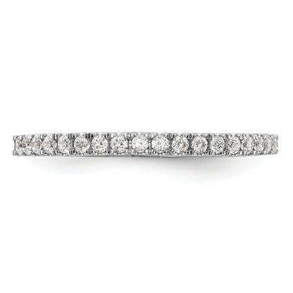14K Weißgold Ehering mit 0,2 ct. laborgezüchteten Diamanten, VS/SI+ G+