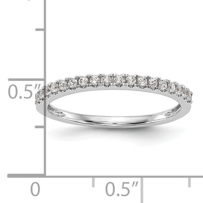 14K Weißgold Ehering mit 0,2 ct. laborgezüchteten Diamanten, VS/SI+ G+