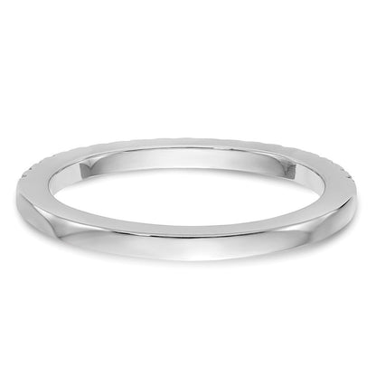 Ehering aus 14K Weißgold mit natürlichem Diamant