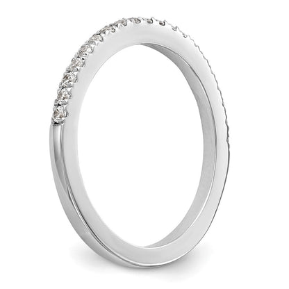 14K Weißgold Ehering mit natürlichen Diamanten