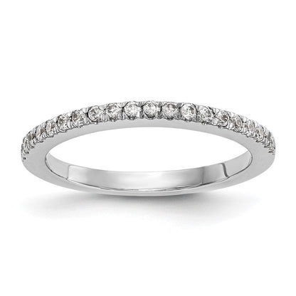 Ehering aus 14K Weißgold mit natürlichem Diamant