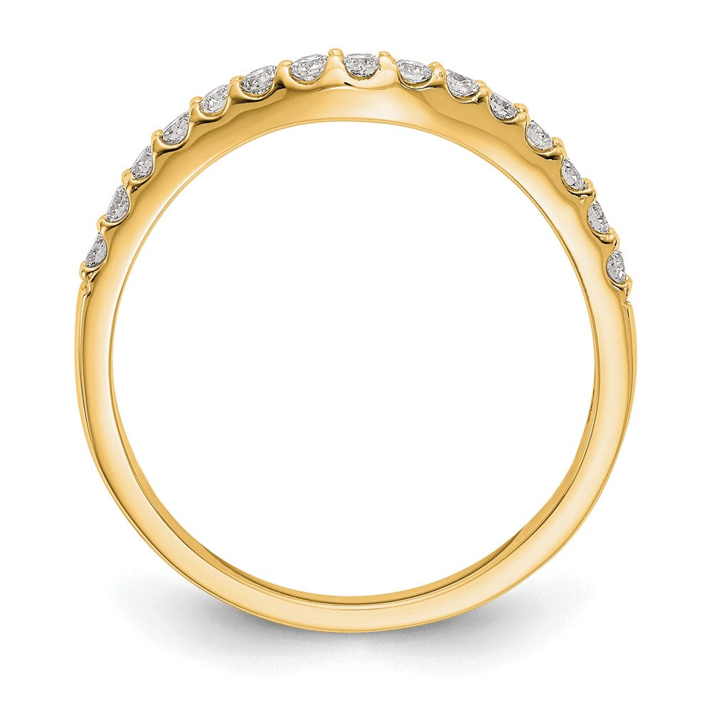 14K Gelbgold Diamant Ehering
