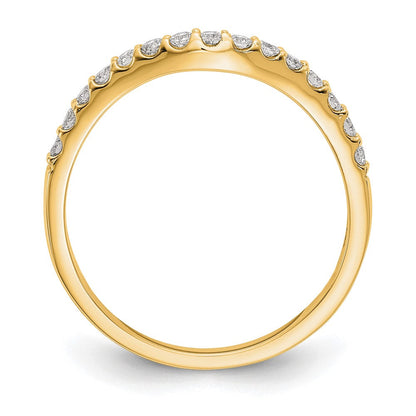 14K Gelbgold Diamant Ehering