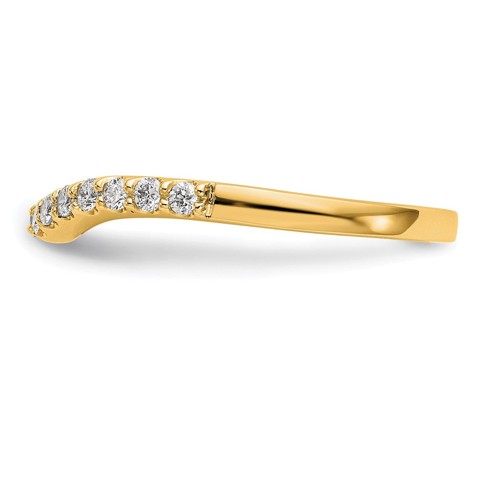 14K Gelbgold Diamant Ehering